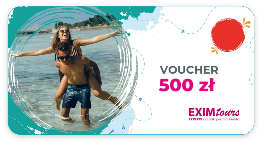 Voucher EXIM tours - 500 PLN